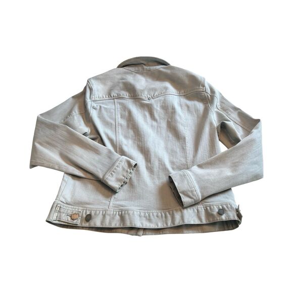 Liverpool Women’s‎ Temma Jean Jacket Gray Classic Denim Jacket Size Large - Picture 2 of 6